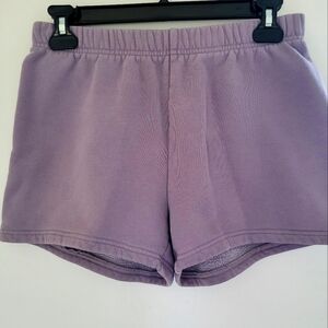 Tna COZY lounge shorts lilac color